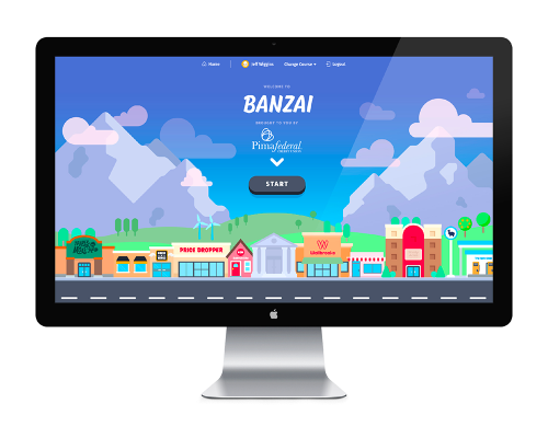 Banzai homepage.